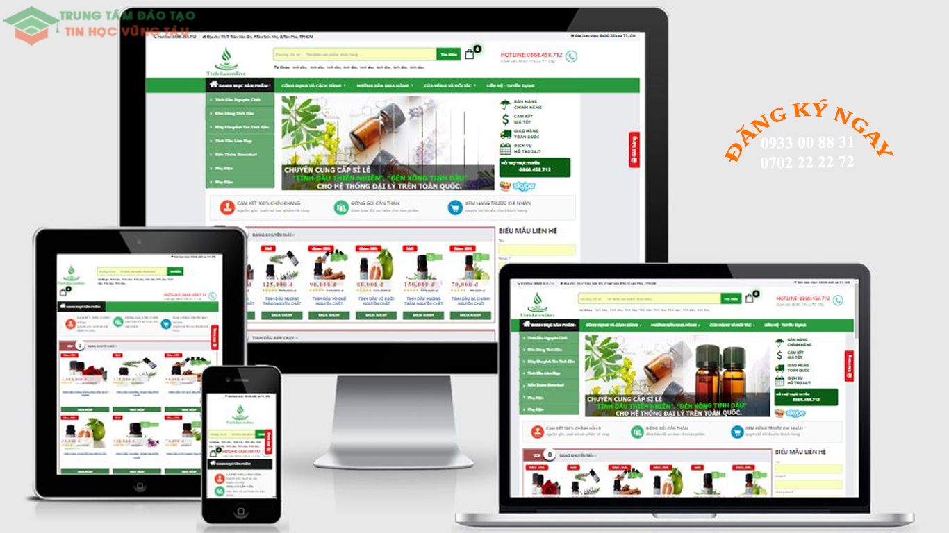 học thiết kế web vũng tàu