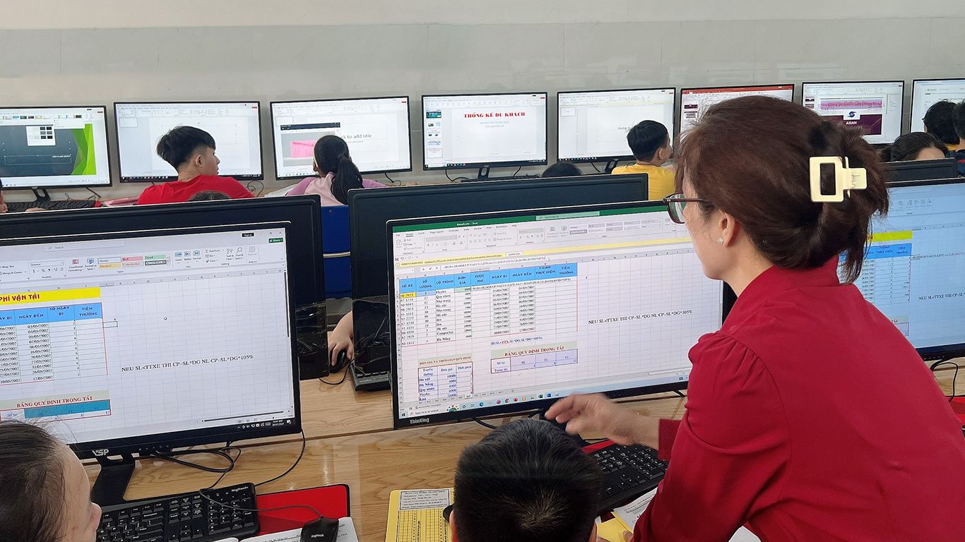Khóa học excel dành cho học sinh lớp 6 vũng tàu