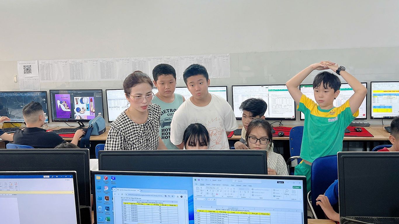 Lớp học tin học lớp 6 vũng tàu