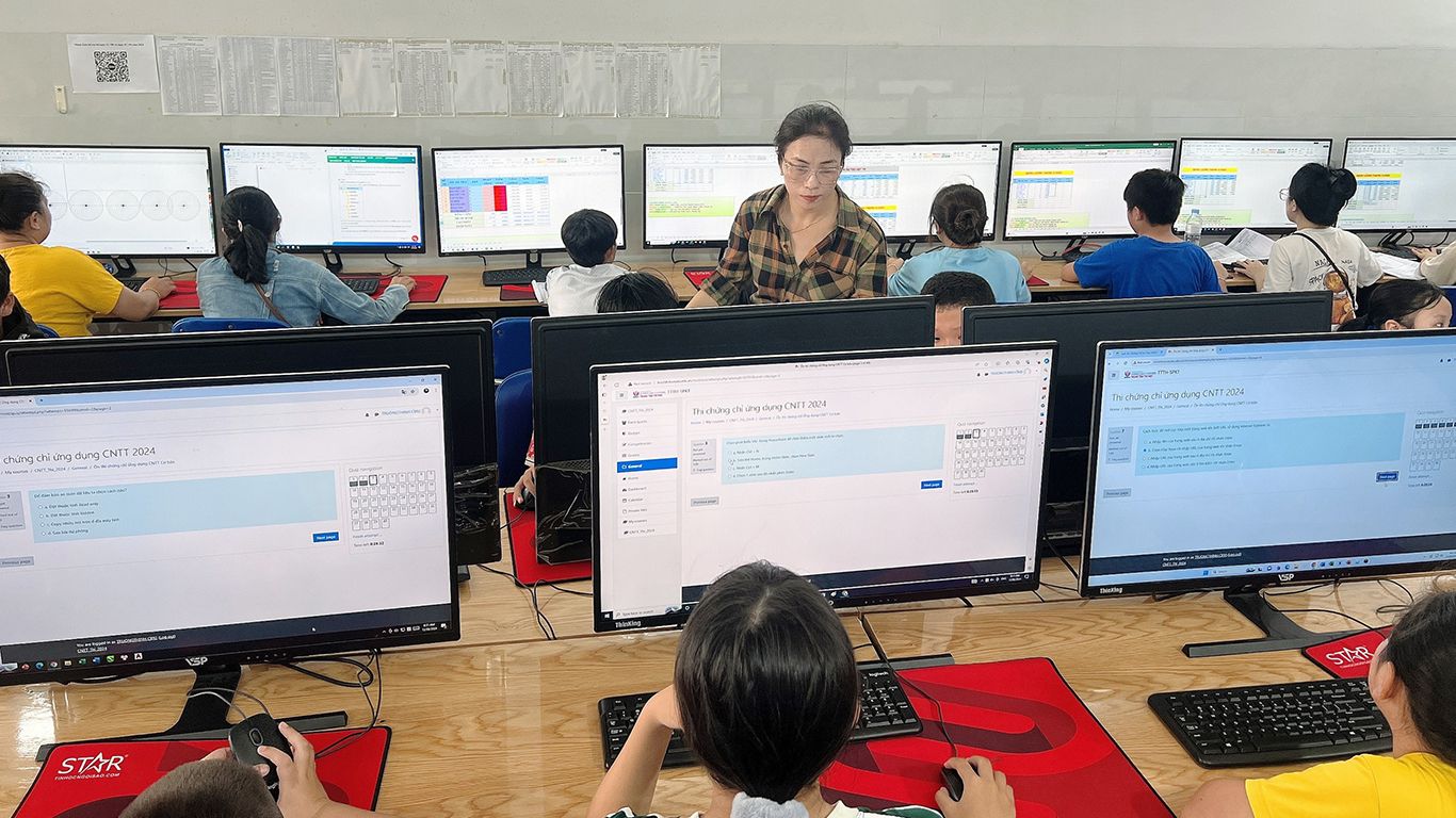 Luyện thi tin học cho học sinh vũng tàu