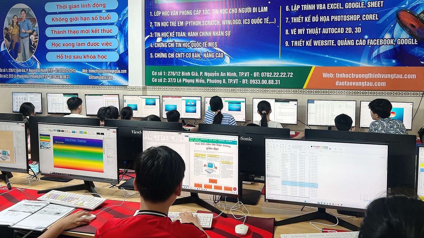 tin học lớp 5 vũng tàu