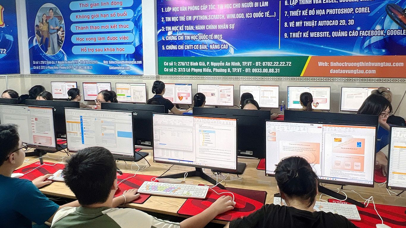 Tin học lớp 6 ở vũng tàu