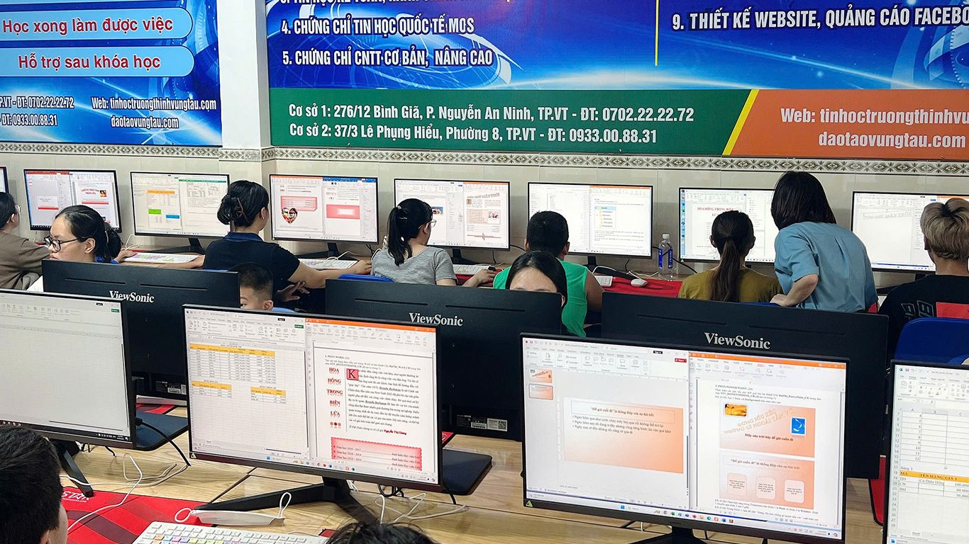 Trung tâm dạy tin học lớp 6 vũng tàu