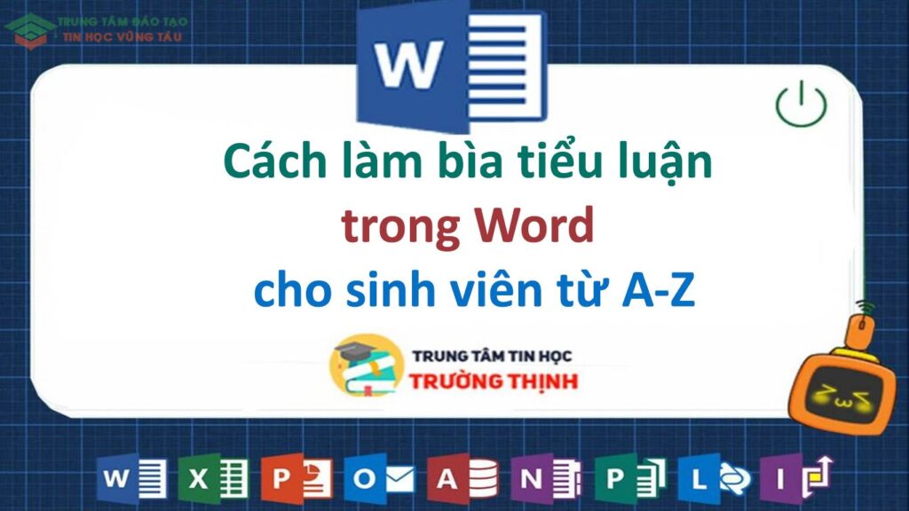 Cách làm bìa tiểu luận trong Word