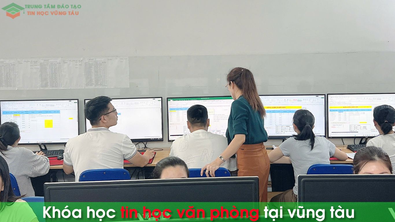Lớp học excel vũng tàu