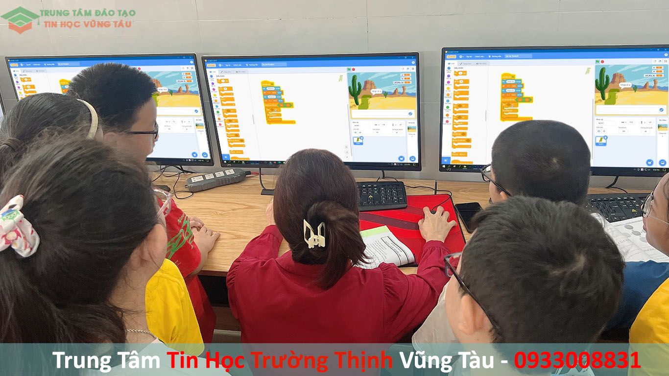 Trung tâm tin học vũng tàu khóa học lập trình cho trẻ em vũng tàu