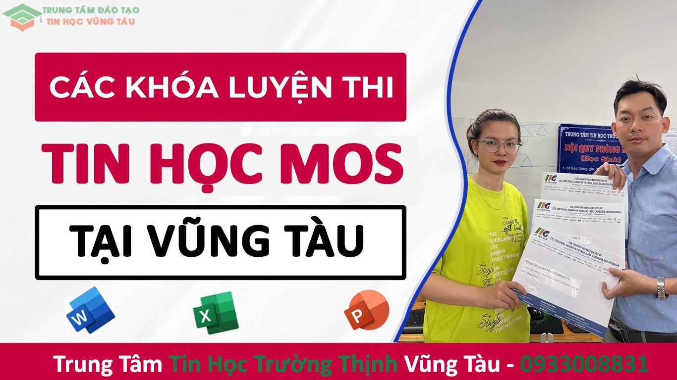 học mos cho người mới bắt đầu tại vũng tàu