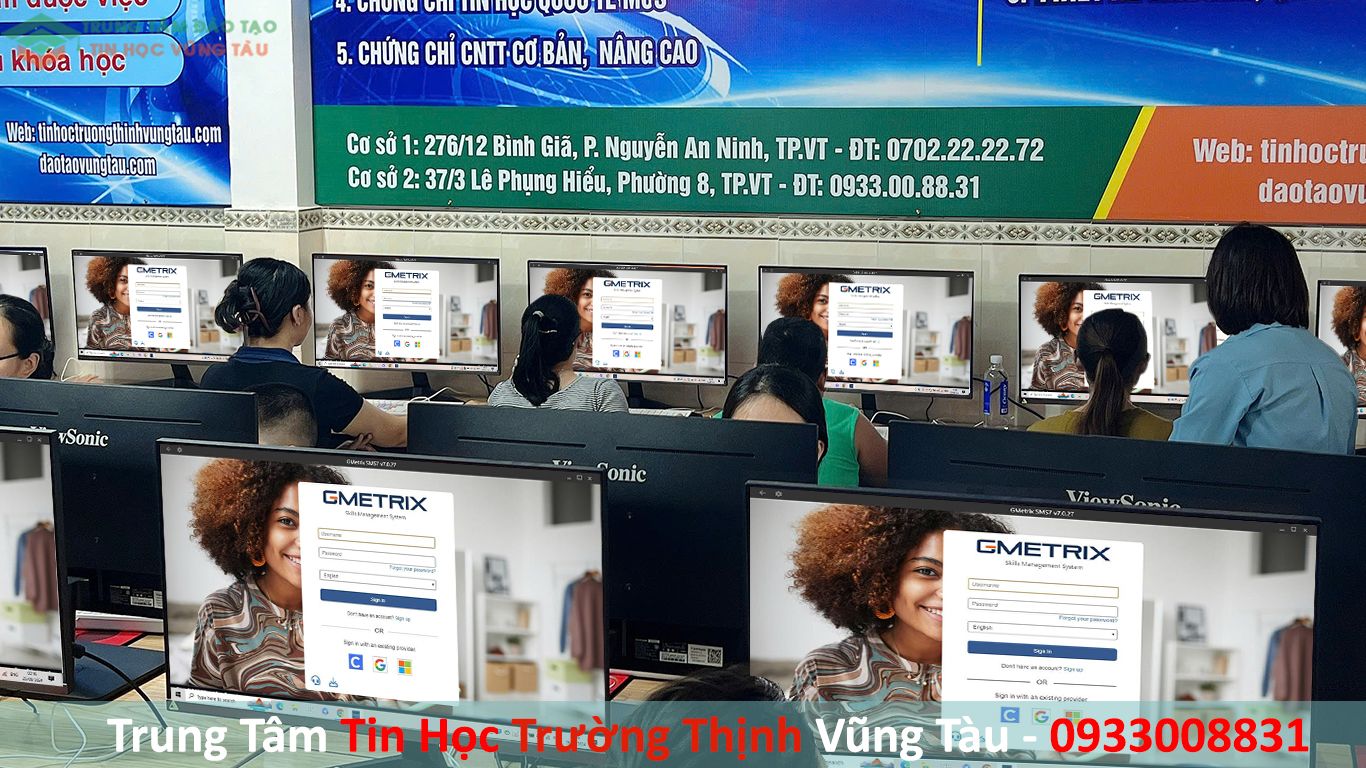 khóa học mos dành cho học sinh tại vũng tàu